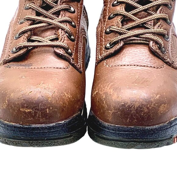 Timberland PRO Women's TiTAN 6" Safety Toe Work Boots 26388 Brown Size 8 - Picture 5 of 12